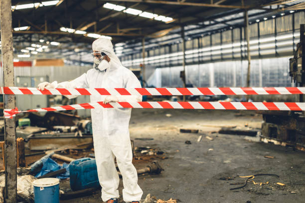 Professional Infectious Disease Decontamination technician working in Morgan, UT